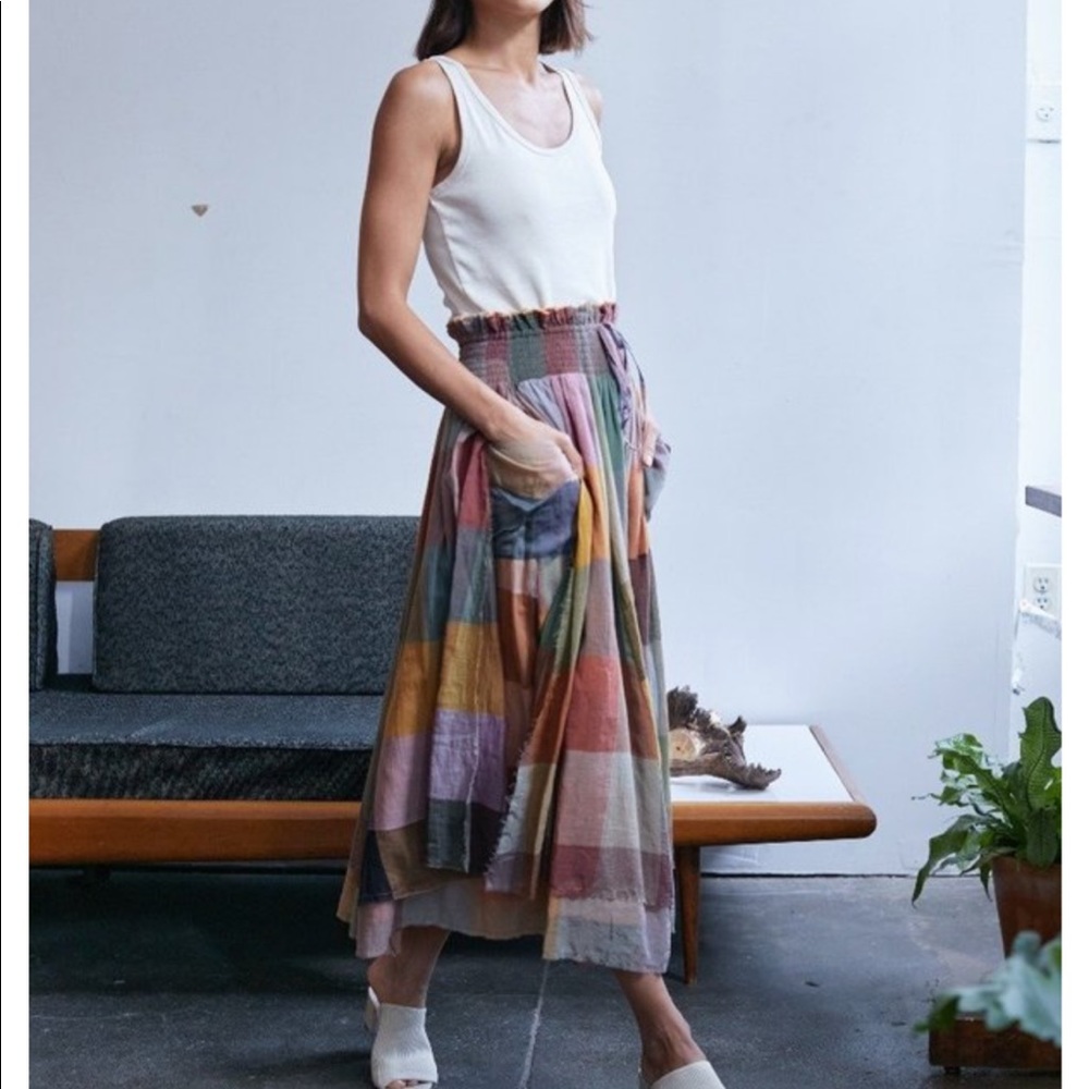 COPY - RUJUTA SHETH MERIDA SKIRT *and DRESS in one XL/XXL * Dreamiest Jewel Tone